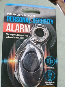 Via Personal Security Alarm, Clips To Purse Backpack & Keys