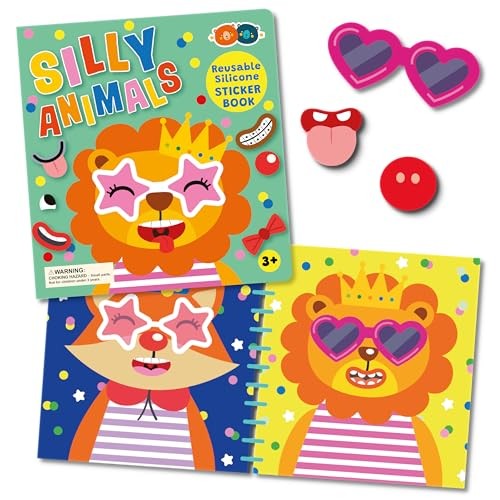 Silicone Sticker Book  Silly Animals PAPERBACK 9781912544905 - Image 5