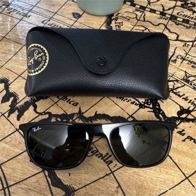 Ray-Ban RB 2216 Classic Rectangular Black Frame Black Tinted  display picture 2