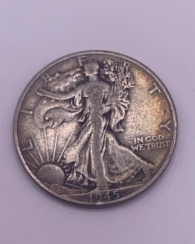 1945 Walking Liberty Half Dollar VF-XF