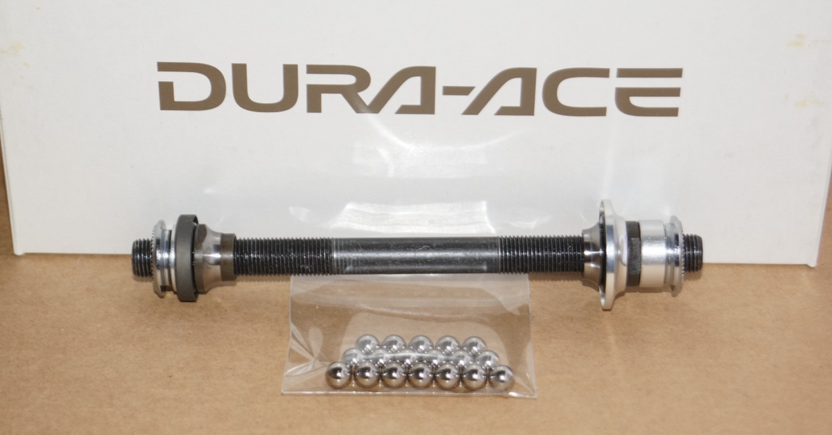 MAVIC Reflex チューブラ ＋DURA-ACE FH-7700 NOS Shimano Dura-Ace FH-7700 Rear Hub Axle + Cones + Bearings