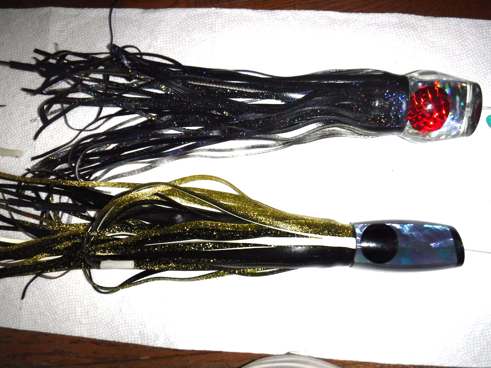 Lot of 11 new Moyes rigged big game lures( 1 bombay) in caring case - Image 6