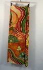 Vintage 90s Kenzo Jungle Psychedelic Floral Viscose Maxi Skirt Sz 38 w/ COA