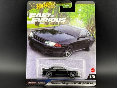 Hot Wheels Nissan Skyline GT-R BNR32 Fast and Furious HNW46-956K 1/64