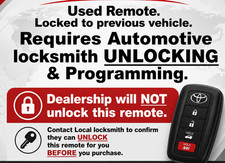 Oem 2021-2023 Toyota Tundratacoma Smart Keyless Remote Fob Hyq14fbb