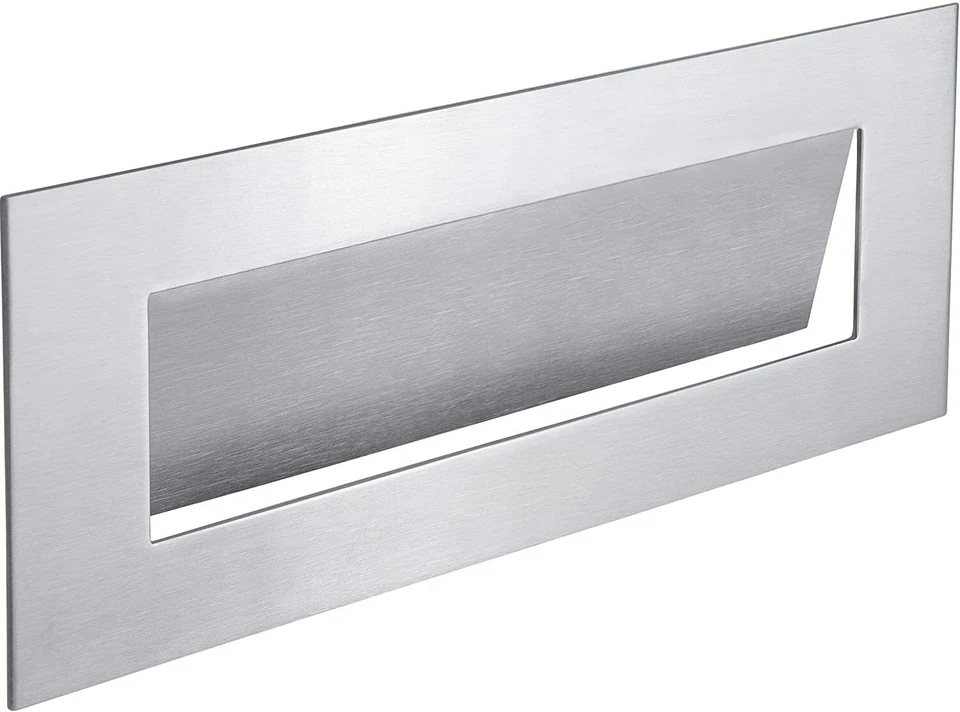 Briefeinwurf Edelstahl 330x100 mm Briefschlitz Postklappe Briefeinwurfklappe - Bild 2 von 4