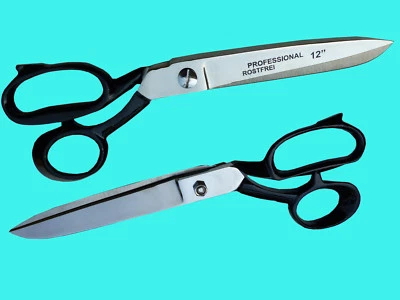 MARKENLOS Profi Schneiderschere Größe 12" Stoffschere Textilschere Schere rostfrei