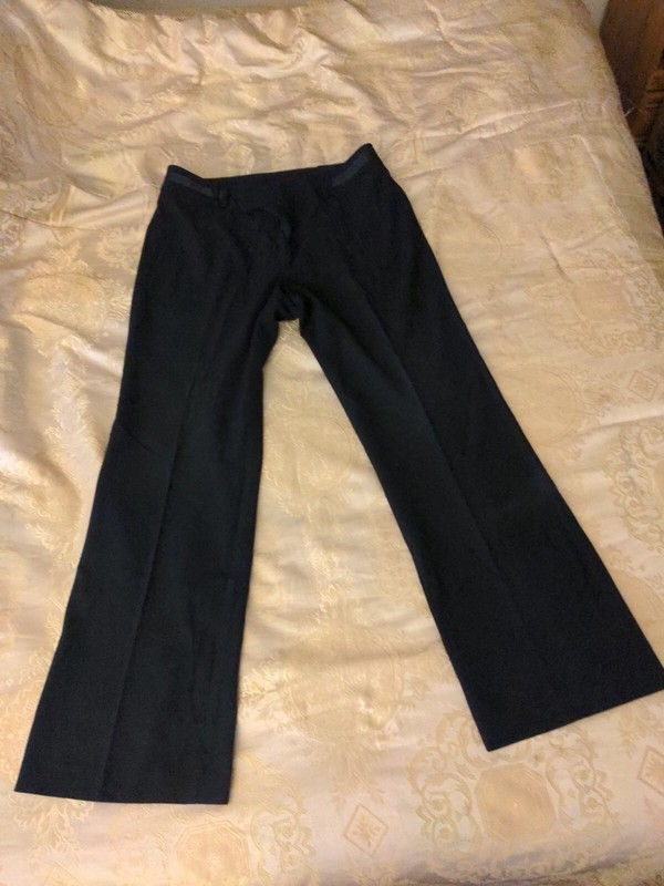 SC Collection Dress Pants, Size 14 X 33 Inseam , Black, Wide Leg, Perfect!