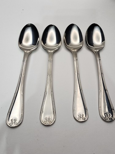 Towle Hotel Ribbon Edge Teaspoons Set of 4 | eBay
