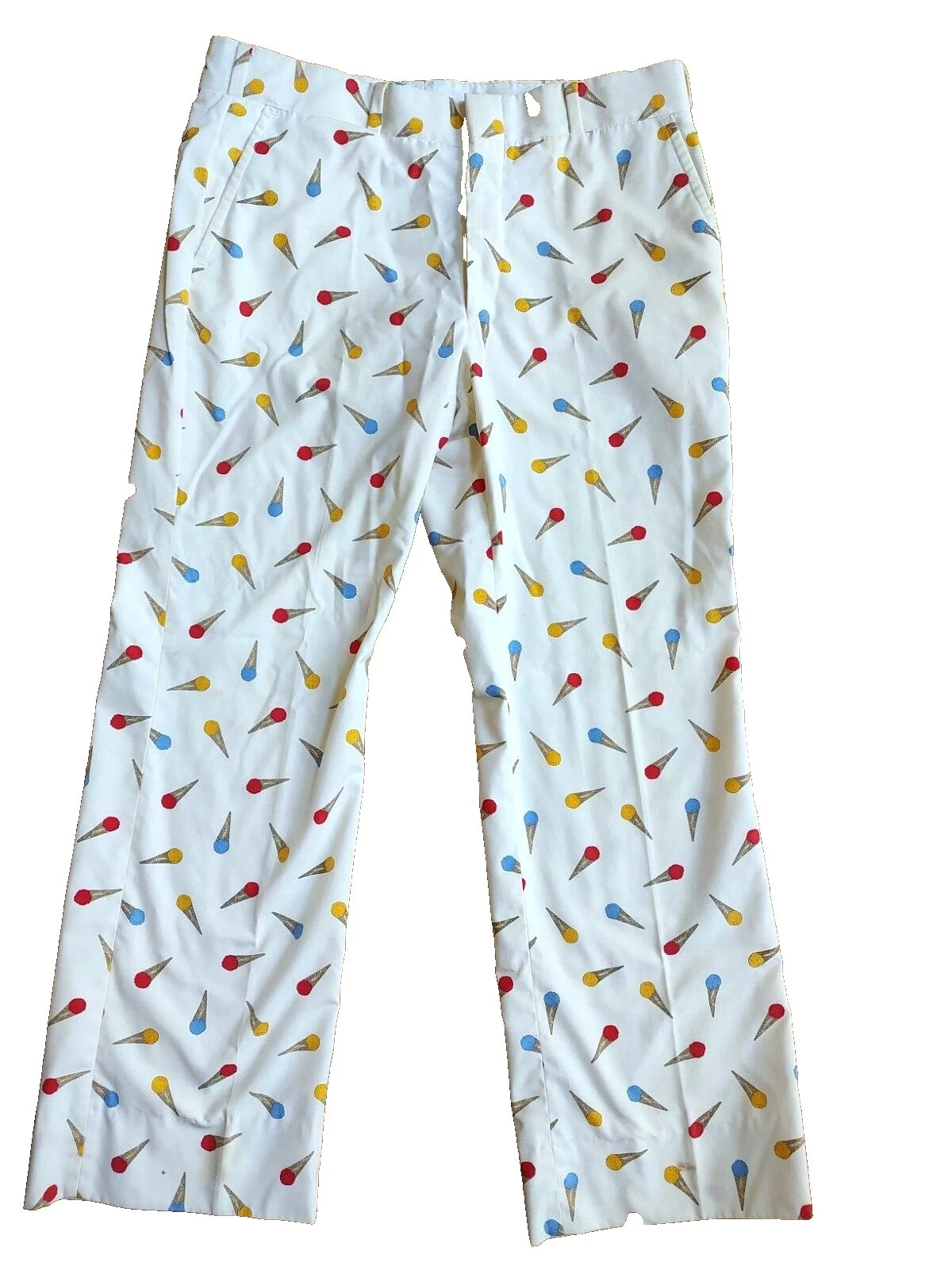 Mezcla de algodón pantalones Vintage Multicolor para hombres