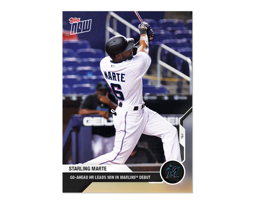 2020 Topps Now 194 Starling Marte