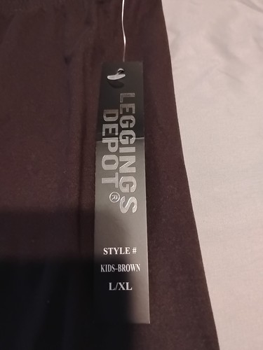 (3)-pairs of Kids Leggings Depot Pants L/XL(New). Lots - Picture 7 of 7