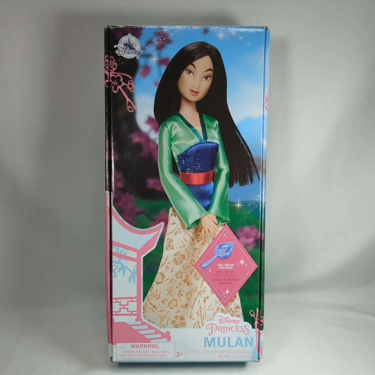 Disney Store Princess Mulan Classic Doll 11 1 2 w Brush