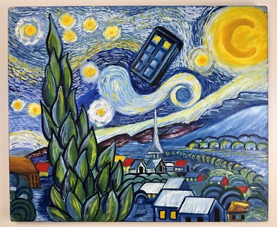 Vincent Van Gogh (Handmade) Oil On Canvas Signed & Stamped Painting