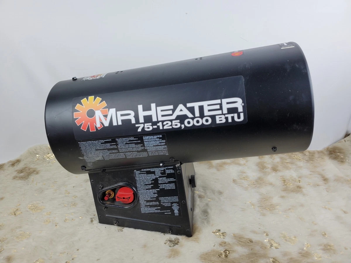 Mr Heater MH125QFAV, 75-125,000 BTU Forced Air Propane Heater | eBay
