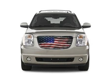 GrilleAdz® GMC 2007-2014 Yukon OLD GLORY Bug Screen BS-901-17-OG
