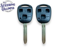 2x Key Shell No Chip Tr47 Hyq12bbt For 98-11 Land Cruiser 08-14 Fj Cruiser