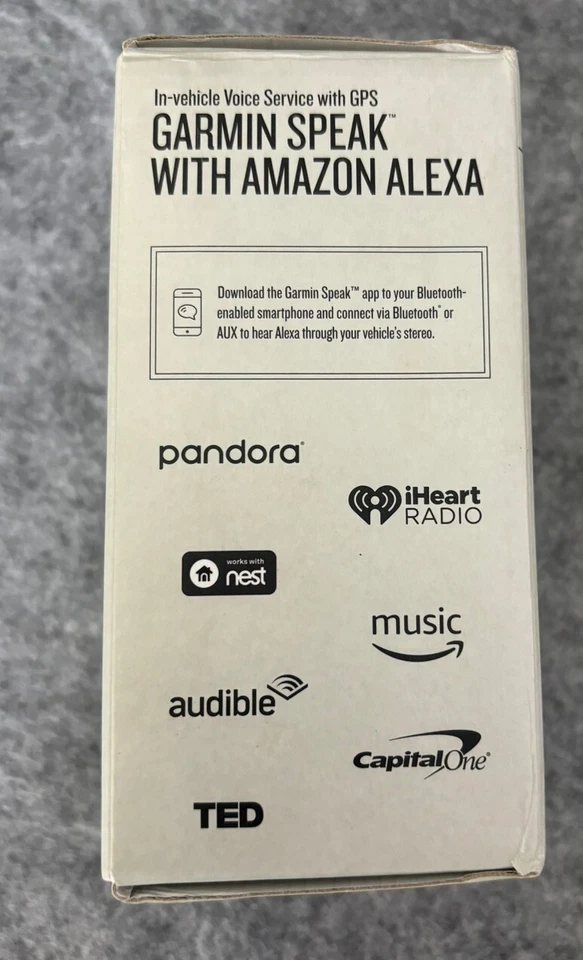 GARMIN SPEAK GPS SPEAKER WITH ALEXA ASSISTANT 010-01862-01 BLACK-Ships FAST! - Image 3 of 4