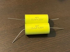 Recap Kit for Seeburg Crossover CN600-1 Qty 2 25 uF 250V Film Capacitors AY 160