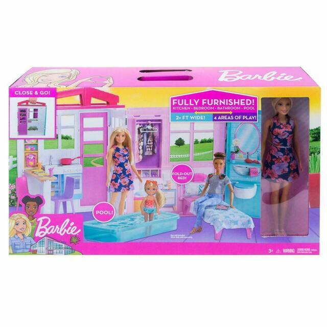 Mattel Fxg55 Barbie Doll House With Furniture And Accessories For Sale Online Ebay