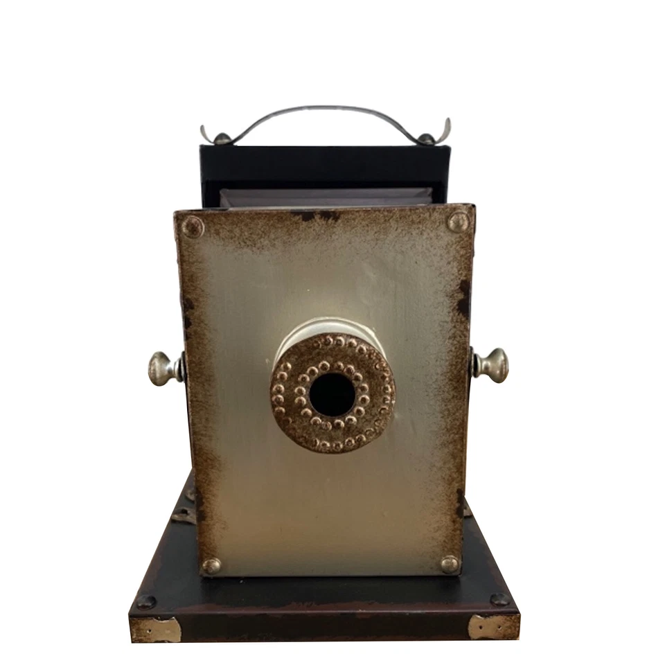 Reloj de escritorio o sobremesa con diseño de cámara estilo vintage Foto 2 de 4