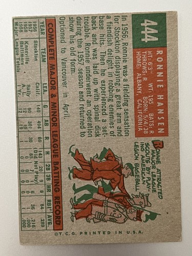 1959 Topps Baseball Singoli - Numeri 400-506 - Scegli la tua carta - Aggiorna il tuo set- - Foto 235 di 501