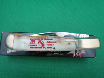 ALABAMA TRAPPER  Limited Edition 1999 SEC CHAMPS KNIFE WERNERS CULLMAN AL