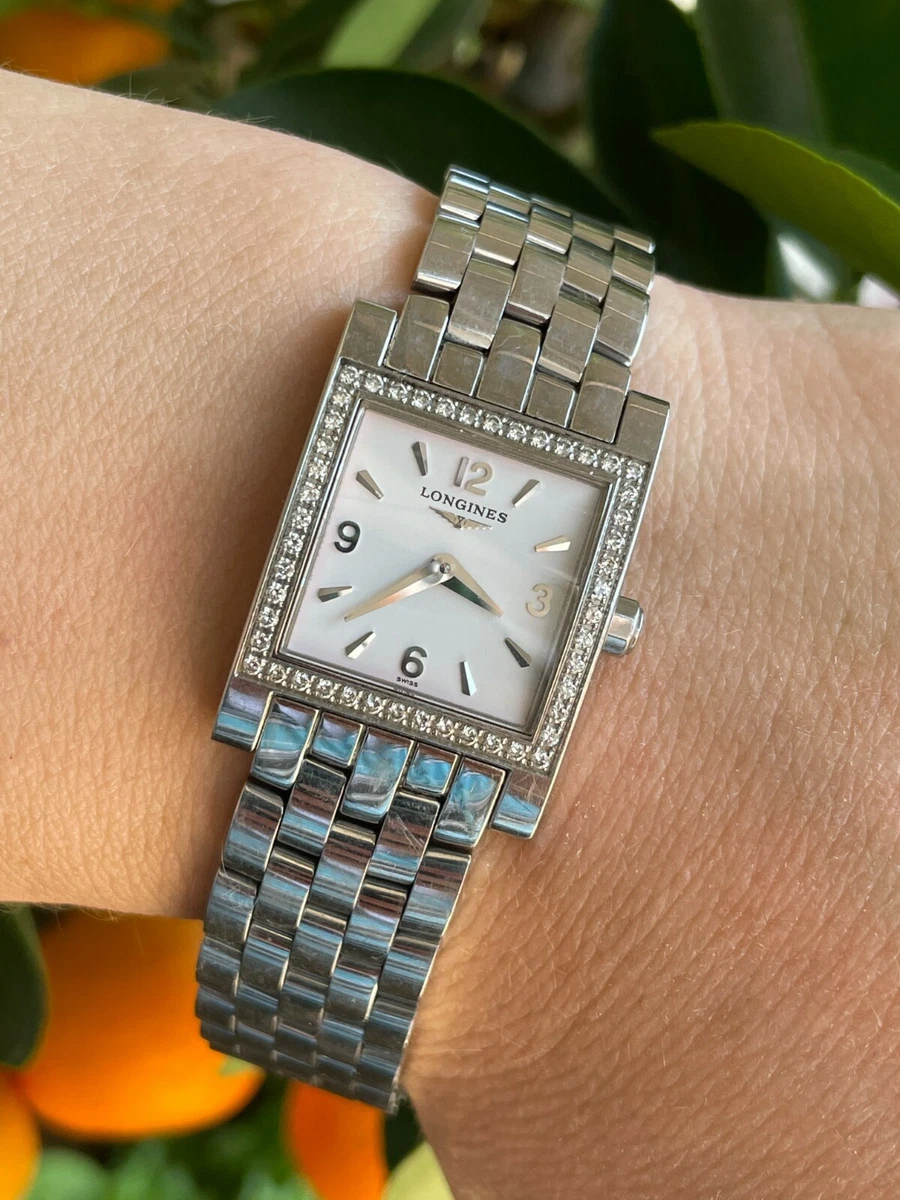 LONGINES WATCH DIAMONDS DOLCE VITA QUARTZ LADY SWISS MADE EXCELLENT L5.166.0
