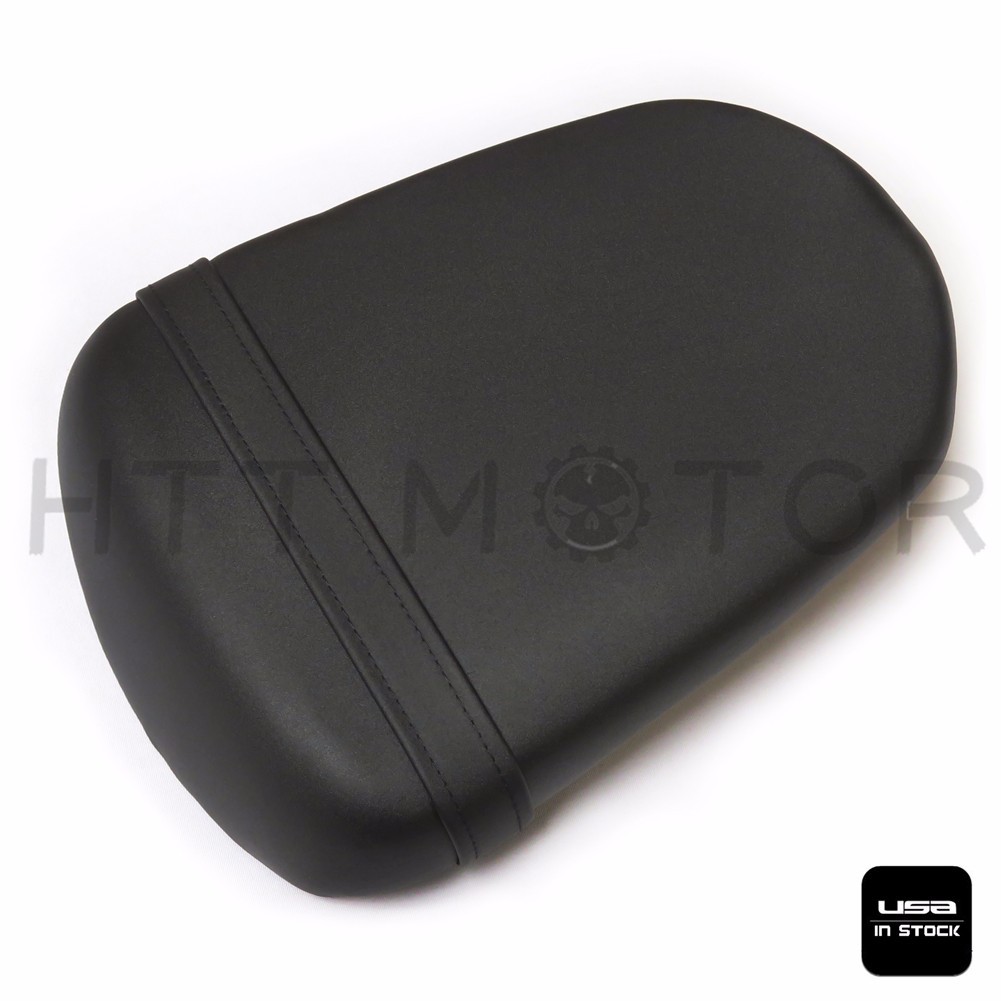 GSXR 600/750 K8 Rear Leather Pillion Passenger Seat – Suzuki 2008-09 – Black – HTTMT
