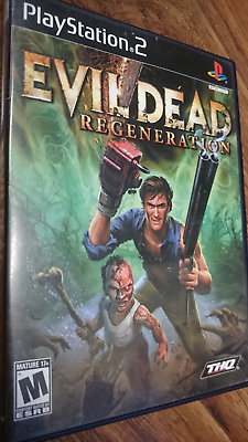 PlayStation 2 PS2 Game Evil Dead Regeneration CIB Complete In Box Excellent  Cond 752919460702