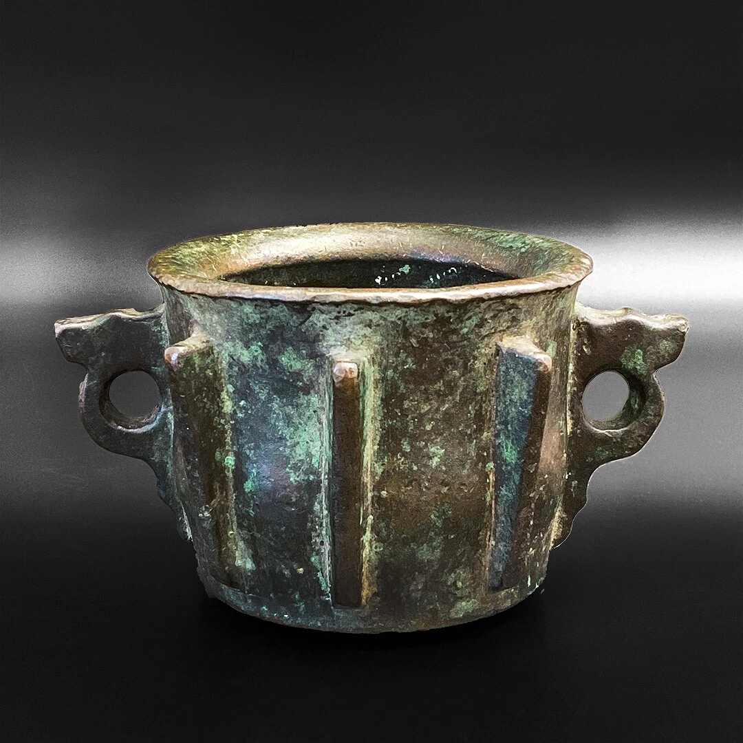 14th century Hispano-Moresque Bronze Mortar