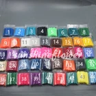 1 Bag Dental Orthodontic Ligature Ties Elastic Rubber Bands 45 Colors 1040 Pcs