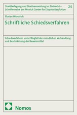Schriftliche Schiedsverfahren Florian Wundric...
