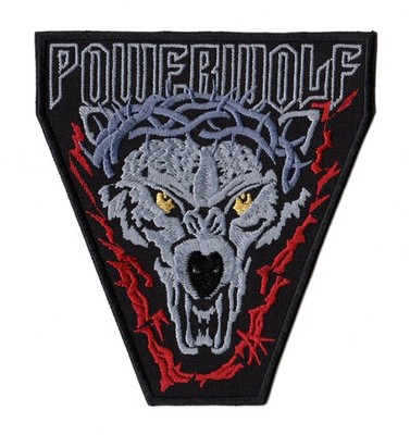 Powerwolf Patch Wolf Embroidered Sew On Band Logo German Power Heavy Metal