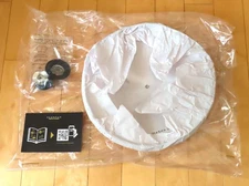 NIP Scanpan 12.5" Glass Chef's Pan/Saute Pan Lid w Knob & QR Code for User Guide