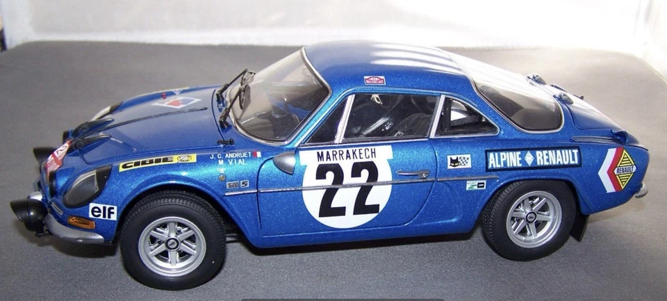 Raro Kyosho 1:18 Alpine A110 1600S #22 Monte Carlo 1971 Foto 3 de 4
