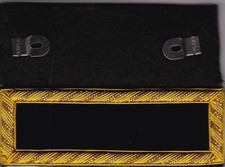 Civil War 2nd Lieutenant Black Staff Officer Shoulder Boards Shoulder Straps