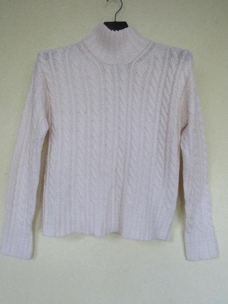 Women French Connection Sweater Beige Acrylic 36 /