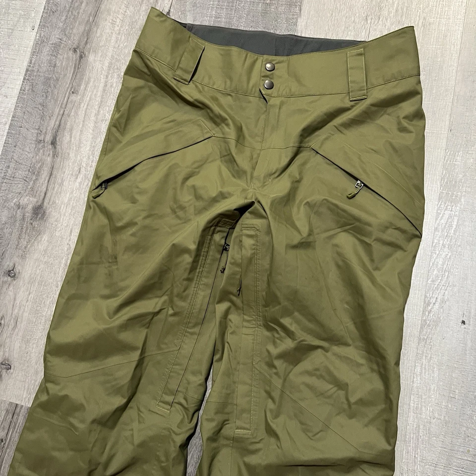 Patagonia Snowshot Pants Mens Palo Green Baggy Ski Snowboard Winter Snow Pants M - Image 3 of 4