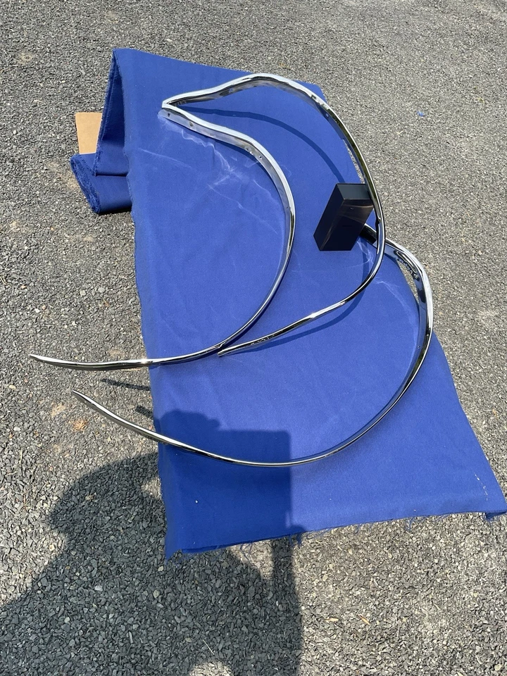 Oldsmobile Cutlass 442 1970 1971 juego de 4 piezas moldura de apertura de rueda,  Foto 4 de 4