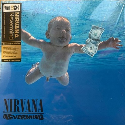 Nirvana - Nevermind Rough Trade Exclusive Blue White Splatter LE 2500 Vinyl LP