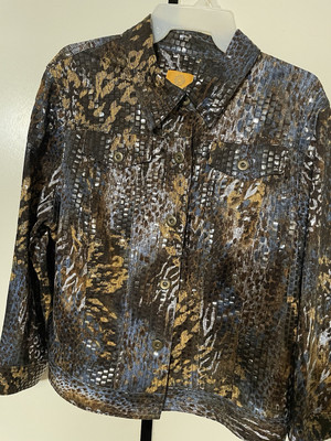 Ruby Rd Shiny Disco Jacket