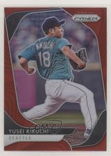 2020 Panini Prizm Tier II Red Prizm Yusei Kikuchi #150 ou5
