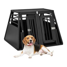 Hundebox auto Hundetransportbox Hundetransportkäfig Alu-Hundekäfig robust