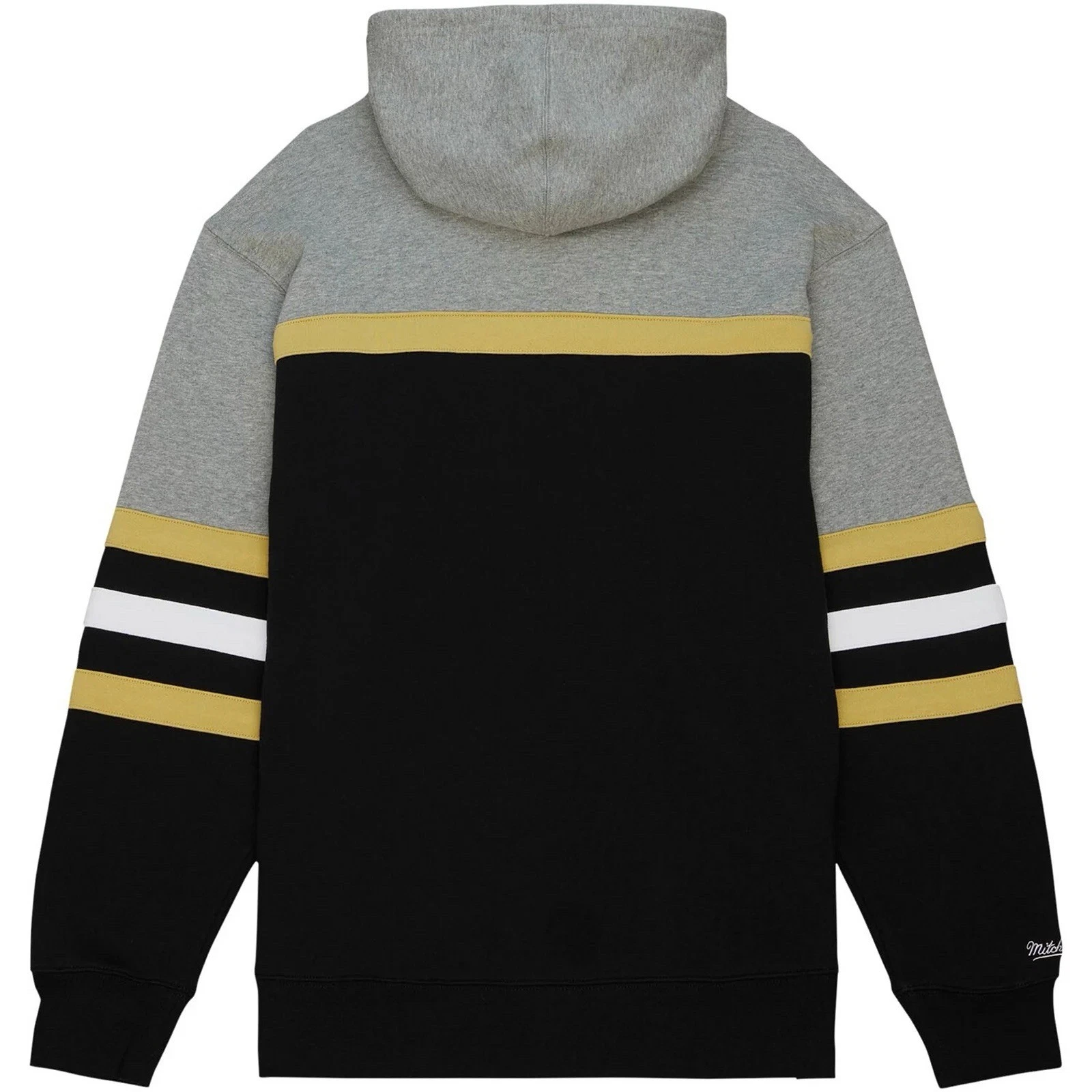 Felpa con cappuccio pullover Coach Mitchell & Ness nero Colorado Buffaloes nuova con etichette taglia XXL