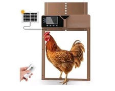 Solar Automatic Chicken Coop Door Timer Remote Control   New   Ships from USA
