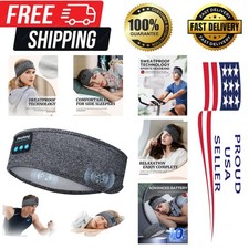 Comfortable Bluetooth Headband Headphones for Sleeping  Sports - Perfect Gift 