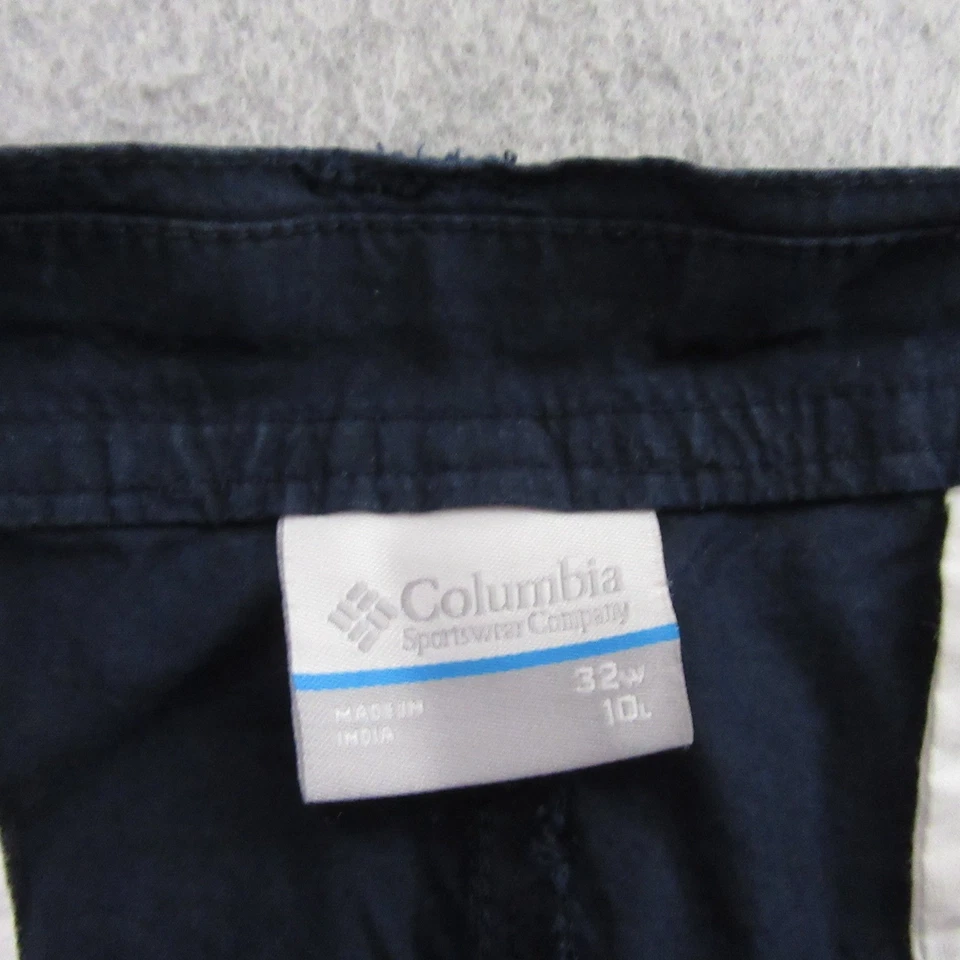 Shorts chino masculino Columbia 32 x 10 azul golfe esportes desempenho bolso - Imagem 4 de 4