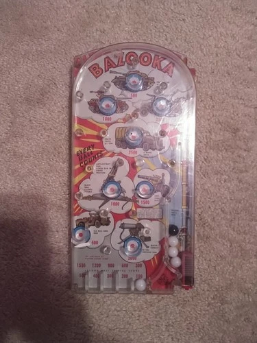 Vintage 1950s Marx Toys Military Themed Pinball Game