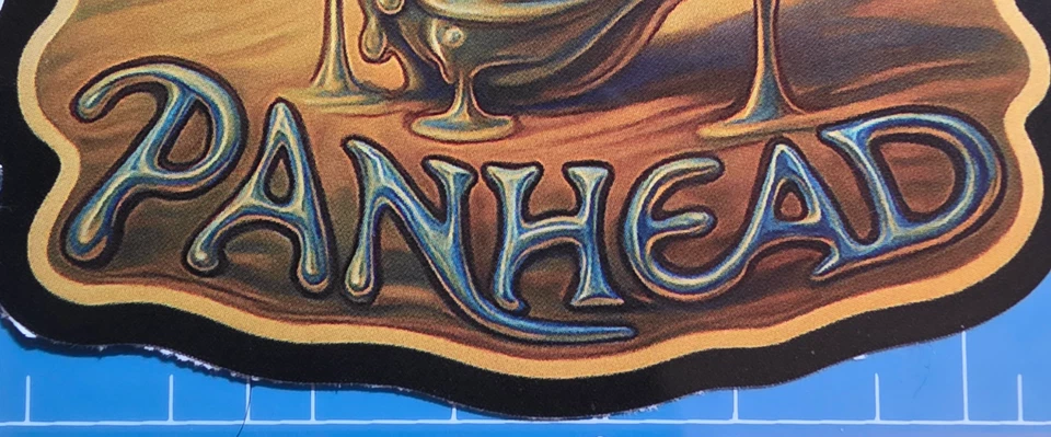 Pegatina Harley-Davidson Panhead 9x9 cm - Calcomanía artística de motor de fusión vintage Foto 2 de 3